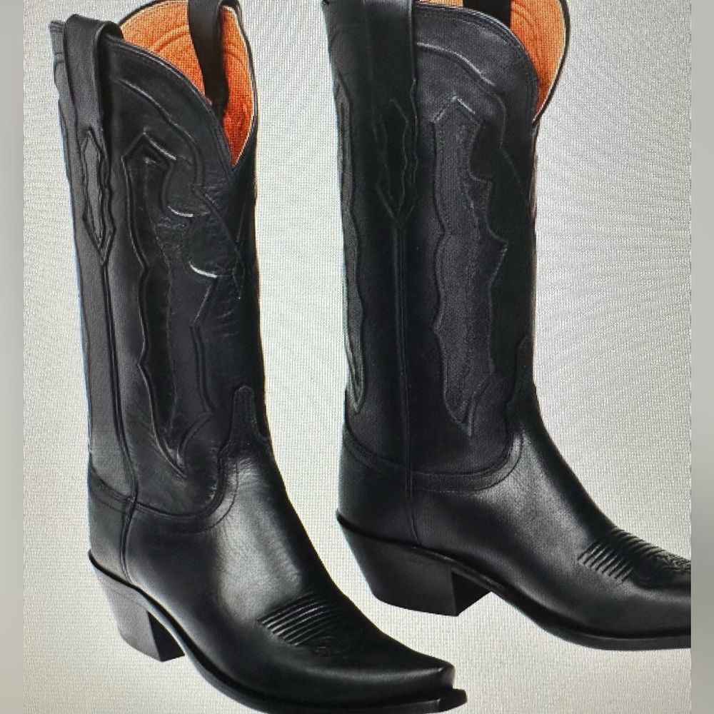 Lucchese Classics Women's Grace-BLK Ranch Hand Riding Boot - Picture 11 of 11